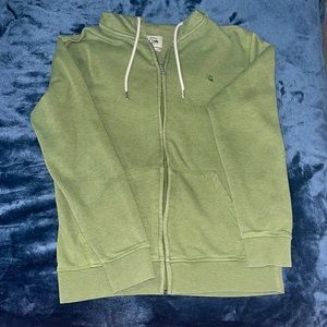 Green, Quicksilver Zip up Jacket. Size Small.